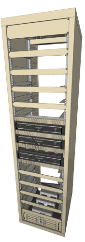 National Enroute/Terminal V1 10RX MC 9976 Rack Configuration