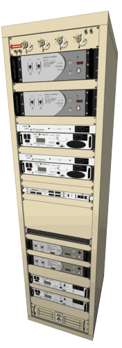 National Enroute/Terminal V1 RCAG 10W U/V 4346 Rack Configuration