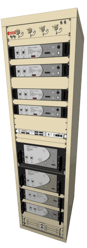 National Enroute/Terminal V1 RCAG 10W50W U/U 6406 Rack Configuration