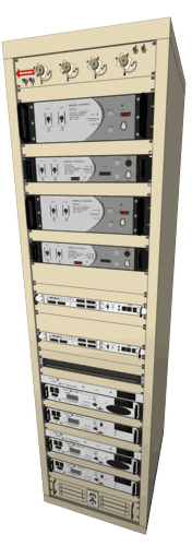 National Enroute/Terminal V1 RTR Split 10W U/V 6405 Rack Configuration