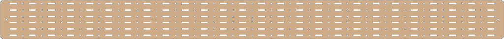 * 79&quot; x 6&quot; GAW Harness Tray (M-58)