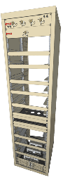 National Enroute/Terminal V1 RTR-5TX/RX 1981 Rack Configuration