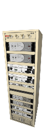 National Enroute/Terminal V1 RCAG 10W U/V-V1-7D 0458 Rack Configuration